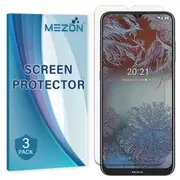 [3 Pack] Nokia G10 Anti-Glare Matte Screen Protector Film by MEZON – Case Friendly, Shock Absorption (Nokia G10, Matte)