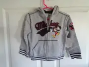 NWT - Disney Baby - Toddler Boy's - Mickey Mouse - Zip-Up Hooded Jacket - 24M
