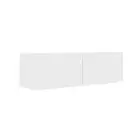 Tv Cabinet White 100X30X30 Cm Chipboard