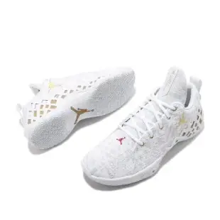 Nike 籃球鞋 Jordan Jumpman Diamond Low PF 白 金 男鞋 CI1209-107