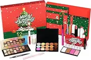 Beauty Advent Calendar 2024,Makeup Kit Christmas Countdown Calendar 12 Individually Boxed Makeup & Cosmetic,24-Day Makeup Set Christmas Countdown Calendar