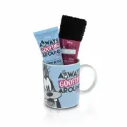 DISNEY GOOFY MUG SET WITH FLANNEL AND BODY WASH ALWAYS GOOFING AROUND MAD BEAUTY