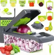 Multifunctional Vegetable Chopper Handle Food Grate Slicer Dicer Cut Kitchen...