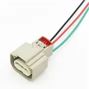 3-pin Automotive Waterproof Electrical TPS Sensor Connector, Ignition Coil Connector 160073-3106, Suitable for 160073-3102(1 x 15cm Wire)
