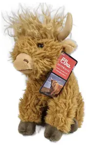 Angus Highland Cow 20cm Plush Soft Toy Elka Australia