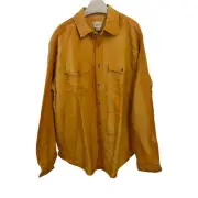 Urban Shirt Aiden Chamois Sunwashed Yellow Large New With Tags Relaxed Fit BDG