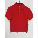 【五四衫】UNIQLO二手有領POLO衫   M號  國民品牌 紅色 *編號979