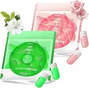 40pcs Mini Cleansing Oil, Makeup Remover Travel Size Duo - 40 Mini Bottles Natural Gentle Formula for All Skin Types Face Cleanser Portable Skincare with Rose & Camellia