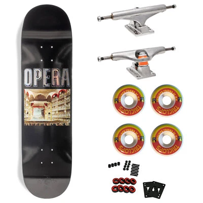 Opera Premium Skateboard with Indy Trucks, Triclops Wheels - 8.25" Theater
