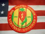 25TH INFANTRY DIVISION VIETNAM VETERAN POCKET PATCH 4"