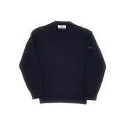 [STONE ISLAND] STONE ISLAND Wool-blend crewneck sweater Kids 14Y 14Y Blue