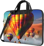 Hot Air Balloons Laptop Case Shockproof Protective Notebook Case Portable Laptop Bag Waterproof Briefcase Bag for Men Women