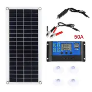 1000w Solar Panel 12v Solar Cell 10a-60a Controller Solar Panel For Phone Rv Car Mp3 Pad Charger Outdoor Battery Supply with 50A Controller
