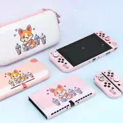 Corgi Boba Case - Dog Nintendo Switch, Lite, OLED Bundle