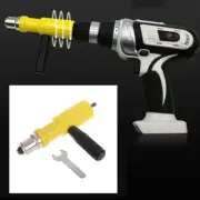 Plastic Motor Stereo Amplifier Electric Rivet Gun Adapter DIY Kit Riveting