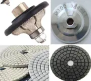 3/4" Ogee Bullnose Profiler 34+1 concrete marble granite stone polish pad buffer