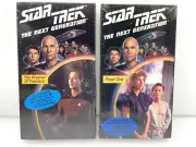 STAR TREK THE NEXT GENERATION VHS PROMO NEW SEALED EPISODE 15 & 21 WATERMARKS