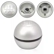 6 Speed Gear Shift Knob Compatible with Alfa Romeo Giulietta 2010-2018 Silver