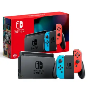 【Nintendo 任天堂】Switch 紅藍主機 電力加長版 日規+Sports運動(附運動腰包+特典隨機×1)