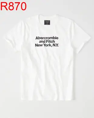 【西寧鹿】AF a&f Abercrombie & Fitch HCO  T-SHIRT 絕對真貨 可面交 R870