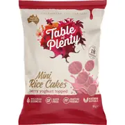 Table Of Plenty Mini Rice Cakes Berry Yoghurt 60g