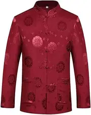 [wecotton] Tang Suit Mens and Woman Hanfu Chinese Traditional Clothes Kung Fu Shirt Uniform Long Sleeved Coat Tops