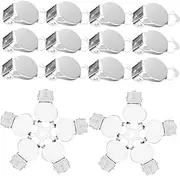 [SEWOART] 100pcs Non Pierced Clip Earrings for Women Girls Hypoallergenic Hoop Stud Earring Accessories