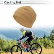 Cycling Hat Keep Warm Ear Protection Beige 27x18cm Polar Fleece Fabric 1 Pcs