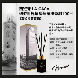 【LA CASA】環遊世界頂級居家擴香組 100ml(任選)