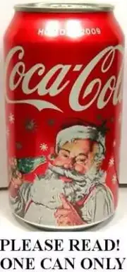 Coca-Cola Holiday 2009 USA FULL NEW 12oz 355ml Can American Coke Limited Edition