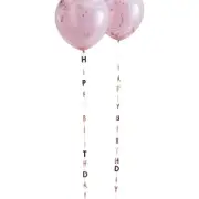 NEW Ginger Ray Mix It Up Tail Happy Birthday Balloon By Spotlight