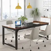 Modern Large Computer Desk 160x80cm Office Workstation, Study & Writing Table for Home or Office Use, Sturdy & Spacious Design