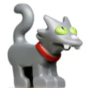 NEW LEGO - Animal - Land - Cat Snowball IIDark Bluish Gray x1 - Lisa Simpson