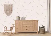 [Namly Design] Minimalist Green Leaf Pattern Wall Paper