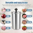 Ham Maker Stainless Steel Meat Press Cooker with Thermometer Heat DrvDG
