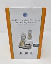 AT&T Cordless Phone Main Base Answering Machine, Handset & Power Supply NEW