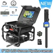 Sewer Camera 9 Inch Inspection Endoscope Pipe Pipeline Camera With 512HZ Locator