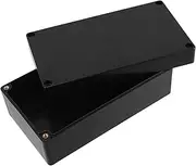 WEKADRIN Box Plastic Power Supply Waterproof Box Project Enclosure Junction Case Outdoor Electrical Enclosure Waterproof Enclosure Electronics Enclosure Plastic Enclosure Black Abs