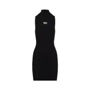 [Diesel] Diesel-Black M-Onervax Viscose Mini Dress-Donna M STAND