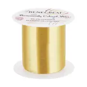 28 Gauge 164 Yards Jewelry Beading Wire Light Gold Tarnish Resistant Copper Wire