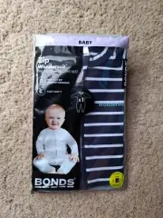 Bonds Zip Wondersuit size 00 (3-6 months) - Stripes Pick Up Available