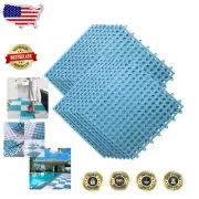 Versatile Blue Interlocking Drainage Tiles - 11.8'' for Indoor & Outdoor Areas