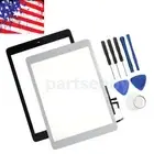 White New Touch Digitizer Screen+Home Button Flex For iPad Air A1474 A1475 A1476