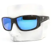 Costa Del Mar Tuna Alley PRO Sunglasses Matte Tiger Shark Polarized Glass w/case