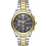 送禮首選★EMPORIO ARMANI 亞曼尼 紳男計時手錶-43MM AR11527 附提袋【全館滿額折價★APP下單點數4倍送】線上購買享_實體門市同步服務