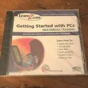 Getting Started w PCs~Multimedia Training~Learn2 PC Interactive CD-ROM~SEALED!