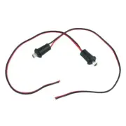 2 Pcs 12V Flashing Dummy Car Alarm Dash Mount LED Light Motorcycle Acc Q1E2