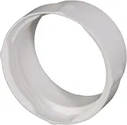Xavax Exhaust Hose Adaptor for Tumble Dryers (Reducer 100 to 125 mm Suitable for Tumble Dryers) White