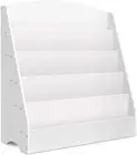 Keezi Kids Bookshelf, 5 Tiers Storage Book Shelf Bookshelves Corner Wall Toy ...