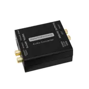 Pro2 Digital To Analog Stereo RCA 12V Audio Converter/Adapter w/ Loopout Black